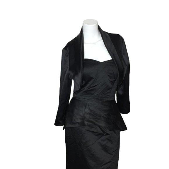 Love Size XL Ladies Black and Jacket Strapless Gown - Picture 5 of 16